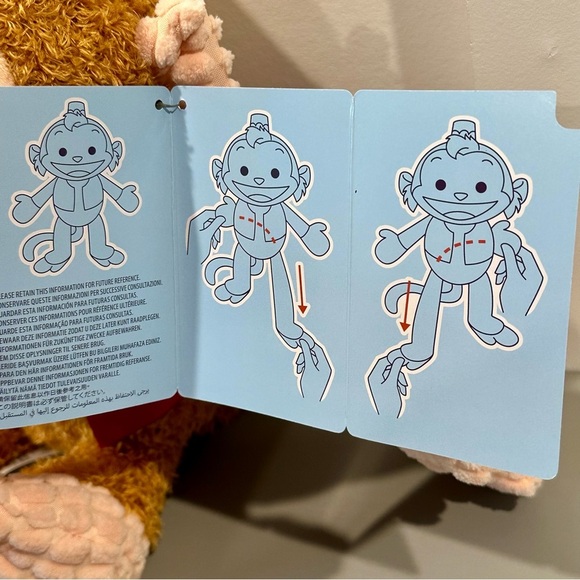Disney Parks Aladdin Abu Blissful Buddies Fidget Plush Monkey - Picture 4 of 4